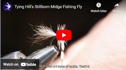 Tying Hill's Stillborn Midge Fishing Fly